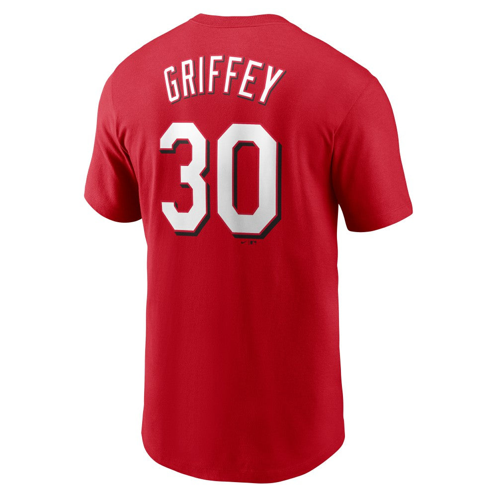 Ken Griffey Jr. Cincinnati Reds Nike Fuse Name & Number T-Shirt - Red - Nike on Sale