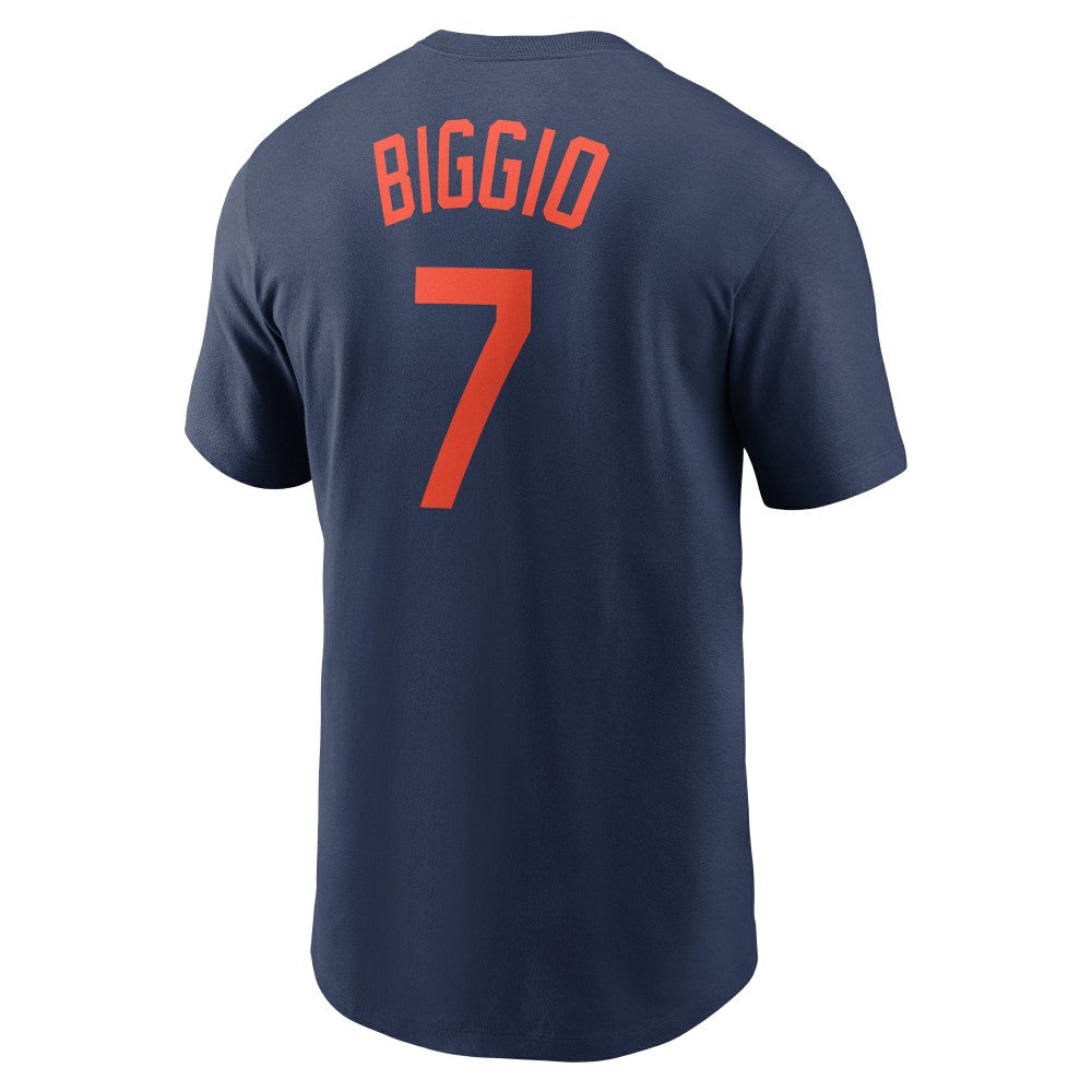 Craig Biggio Houston Astros Nike Cooperstown Collection Fuse Name & Number T-Shirt - Navy - Nike on Sale