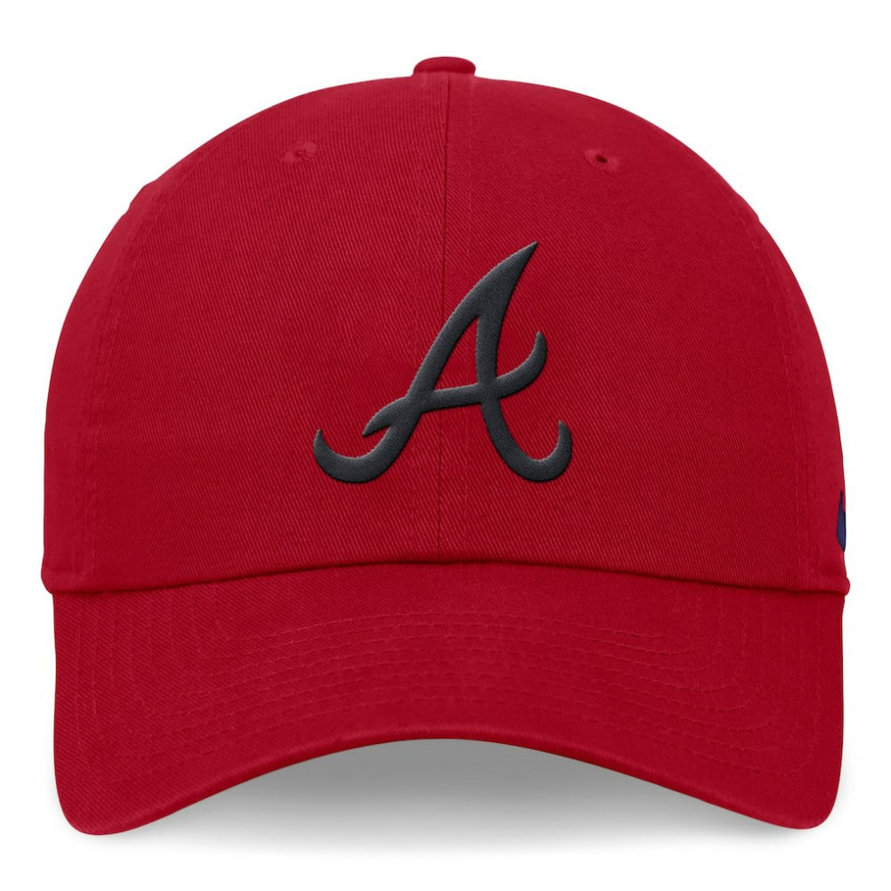 Atlanta Braves Nike Club Adjustable Hat - Red - Nike Discount