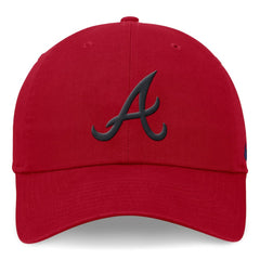Atlanta Braves Nike Club Adjustable Hat - Red - Nike Discount