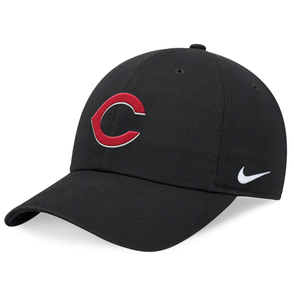 Cincinnati Reds Nike Club Adjustable Hat - Black - Nike on Sale