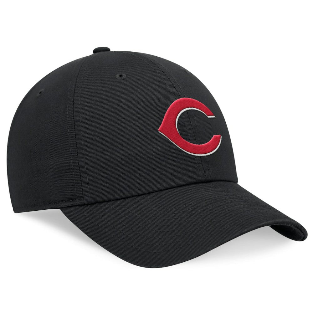 Cincinnati Reds Nike Club Adjustable Hat - Black - Nike on Sale
