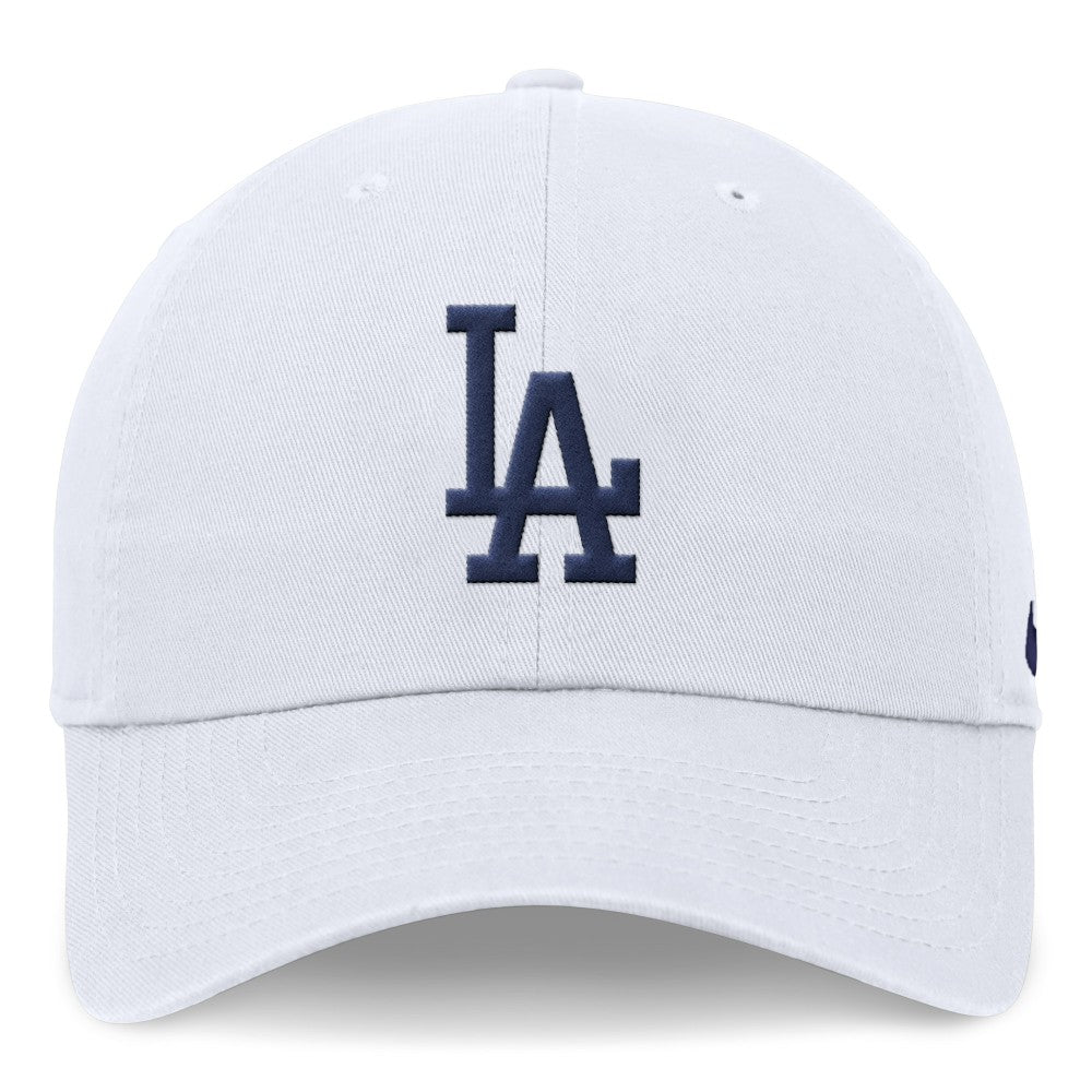 Los Angeles Dodgers Nike Club Adjustable Hat - White - Nike Lifestyle