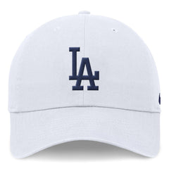 Los Angeles Dodgers Nike Club Adjustable Hat - White - Nike Lifestyle