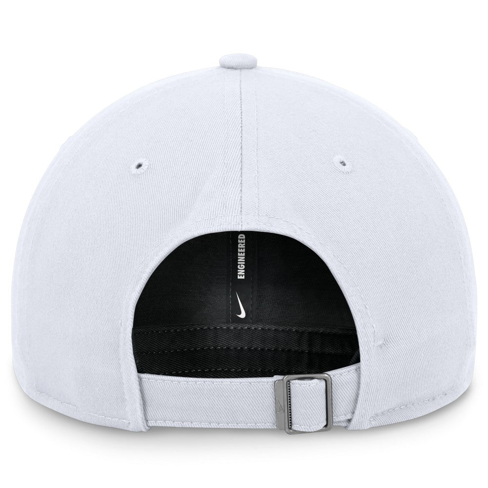 Los Angeles Dodgers Nike Club Adjustable Hat - White - Nike Lifestyle