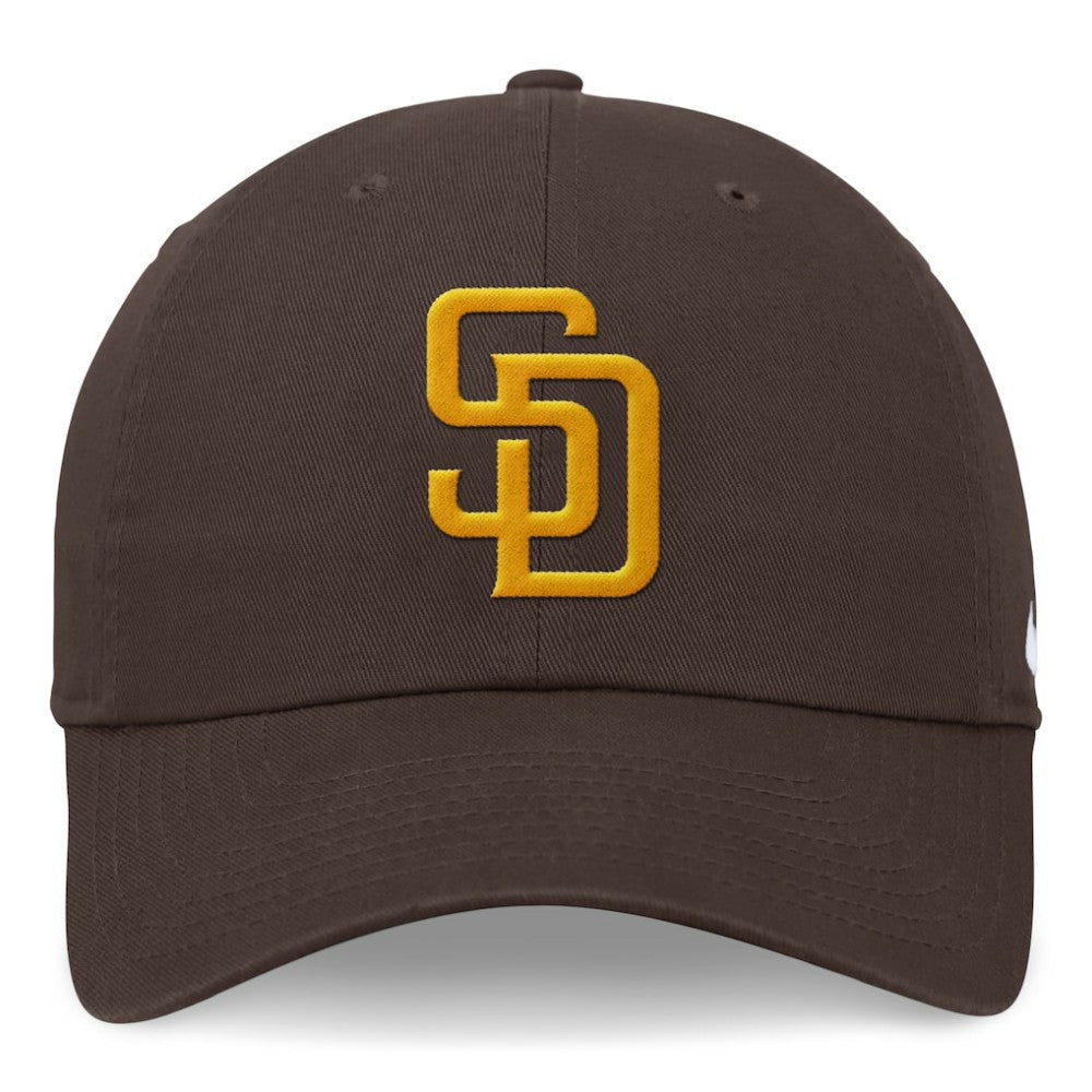 San Diego Padres Nike Club Adjustable Hat - Brown - Nike Lifestyle