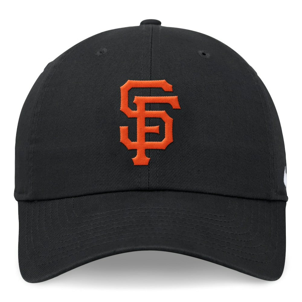 San Francisco Giants Nike Club Adjustable Hat - Black - Nike Lifestyle
