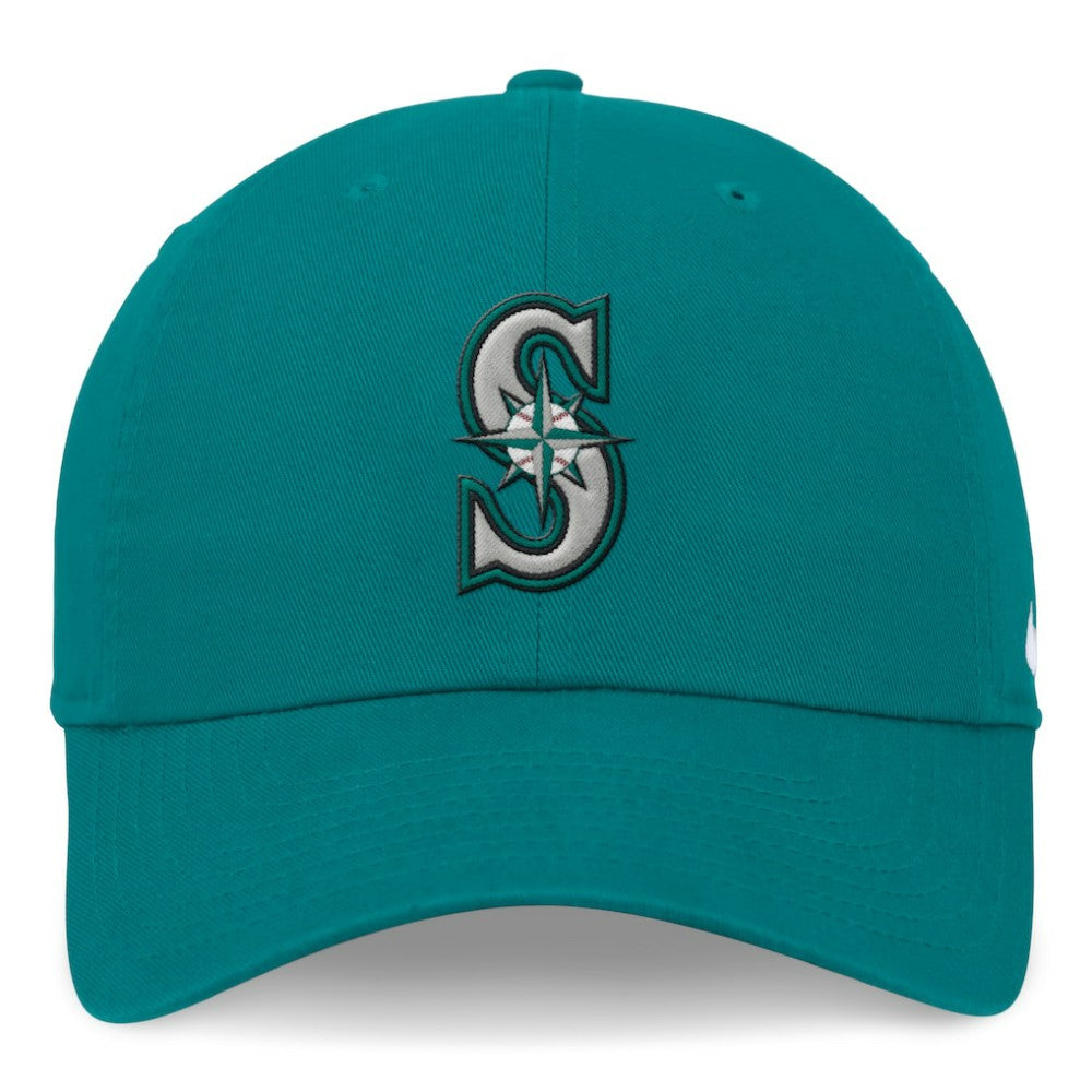 Seattle Mariners Nike Club Adjustable Hat - Aqua - Nike Sale