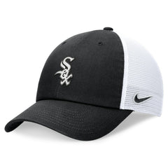 Chicago White Sox Nike Club Trucker Adjustable Hat - Black - Nike Lifestyle