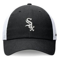 Chicago White Sox Nike Club Trucker Adjustable Hat - Black - Nike Lifestyle