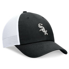 Chicago White Sox Nike Club Trucker Adjustable Hat - Black - Nike Lifestyle