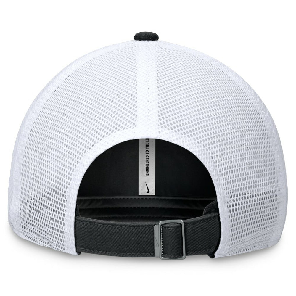 Chicago White Sox Nike Club Trucker Adjustable Hat - Black - Nike Lifestyle