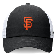 San Francisco Giants Nike Club Trucker Adjustable Hat - Black - Nike Lifestyle