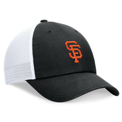 San Francisco Giants Nike Club Trucker Adjustable Hat - Black - Nike Lifestyle