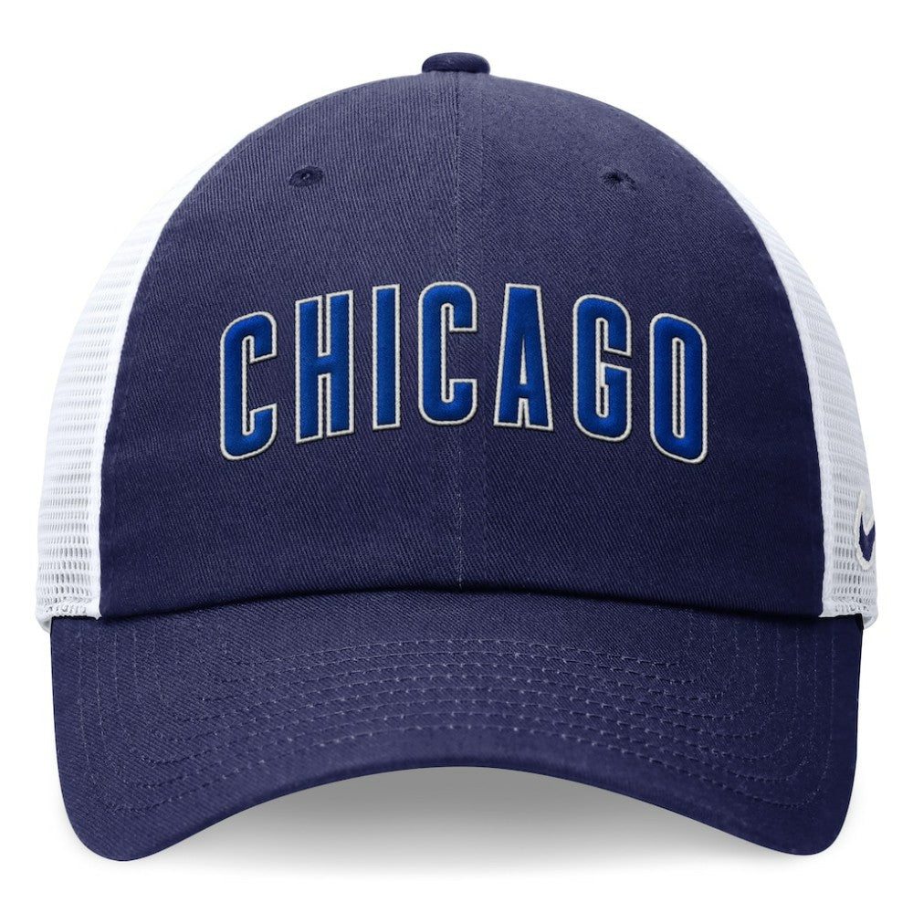 Chicago Cubs Nike Wordmark Adjustable Trucker Hat - Royal - Nike Sale