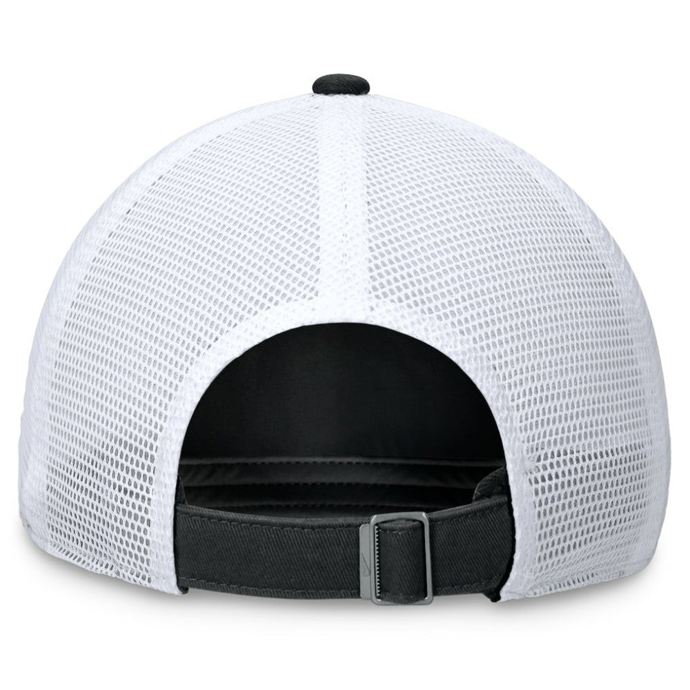 Chicago White Sox Nike Wordmark Adjustable Trucker Hat - Black - Nike Discount