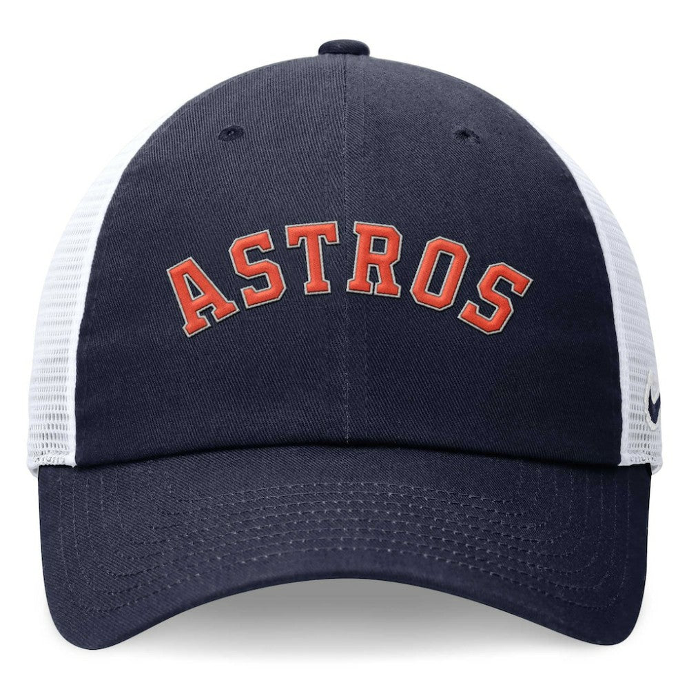 Houston Astros Nike Wordmark Adjustable Trucker Hat - Navy - Nike Online