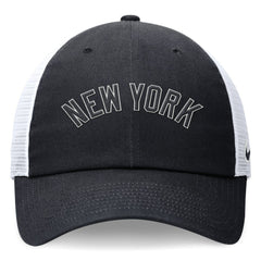 New York Yankees Nike Wordmark Adjustable Trucker Hat - Navy - Nike Discount
