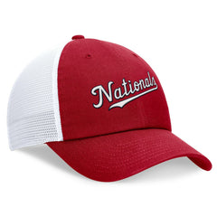Washington Nationals Nike Wordmark Adjustable Trucker Hat - Red - Nike on Sale