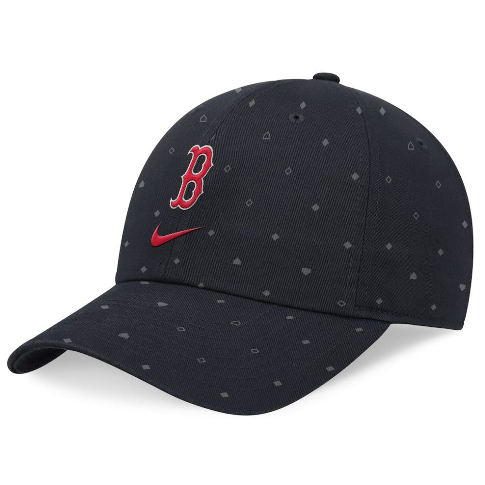 Boston Red Sox Nike Primetime Print Club Adjustable Hat - Navy - Nike Discount
