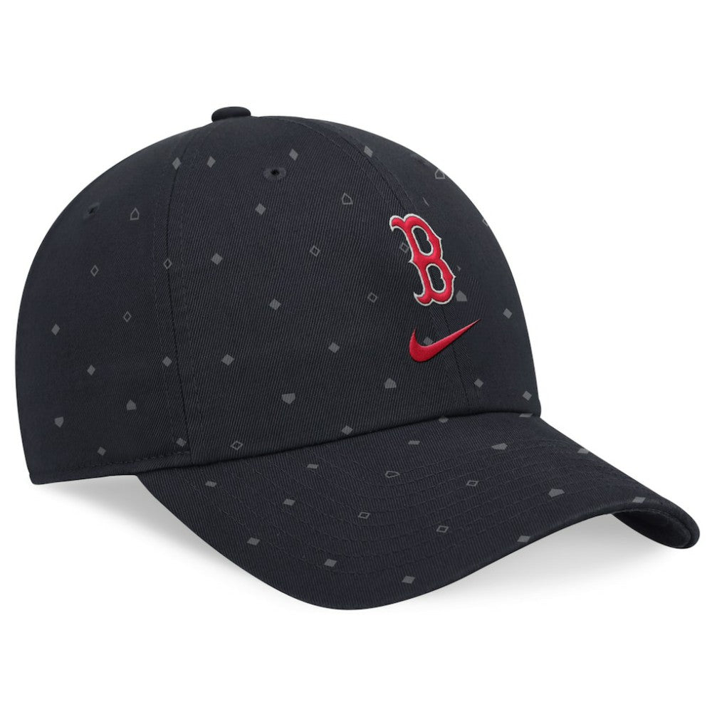 Boston Red Sox Nike Primetime Print Club Adjustable Hat - Navy - Nike Discount
