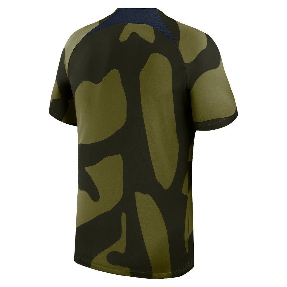 Paris Saint-Germain Jordan Brand 2023/24 Academy Pro Pre-Match Top Olive - Jordan for sale