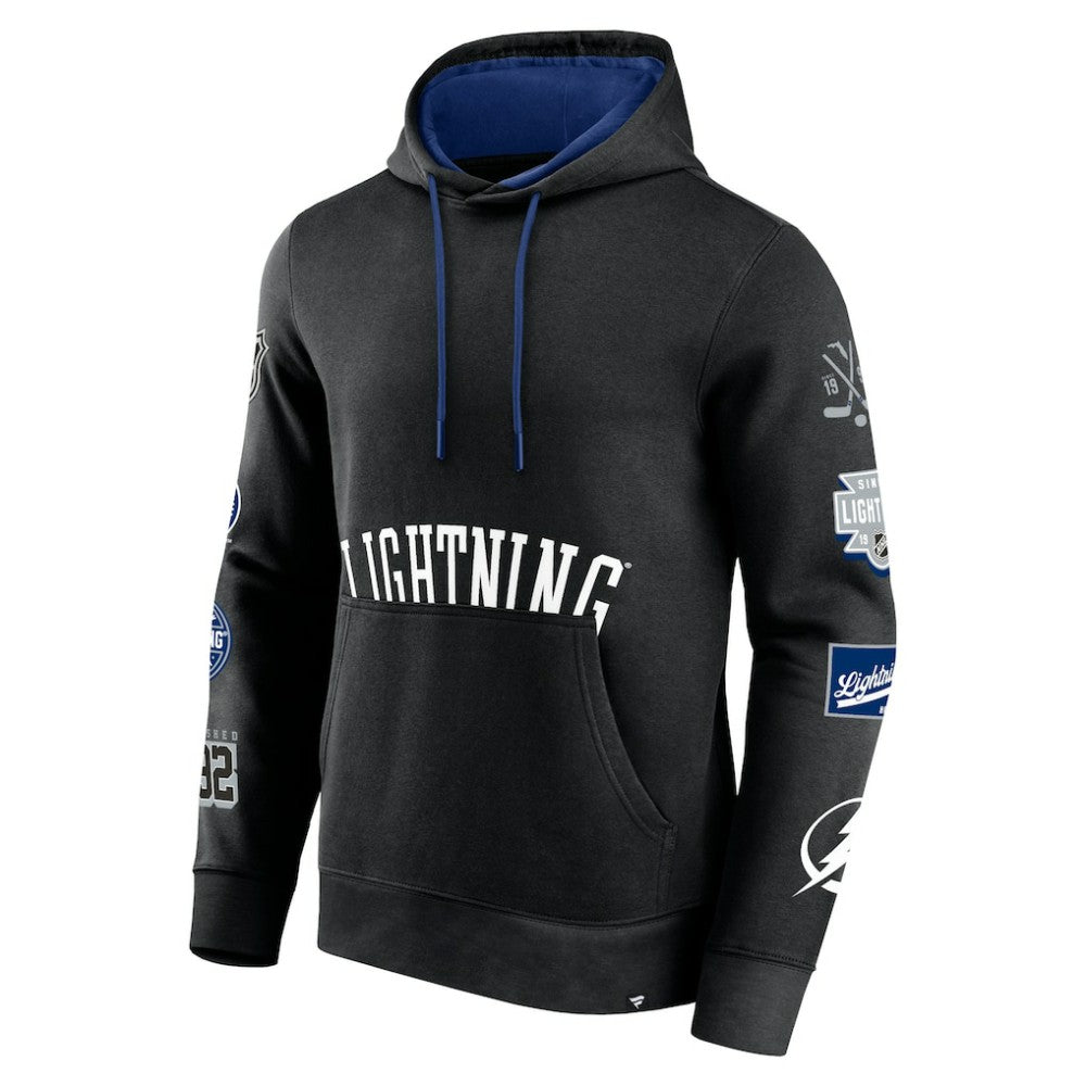 Tampa Bay Lightning Fanatics Wild Winner Pullover Hoodie - Black - NHL 200250648