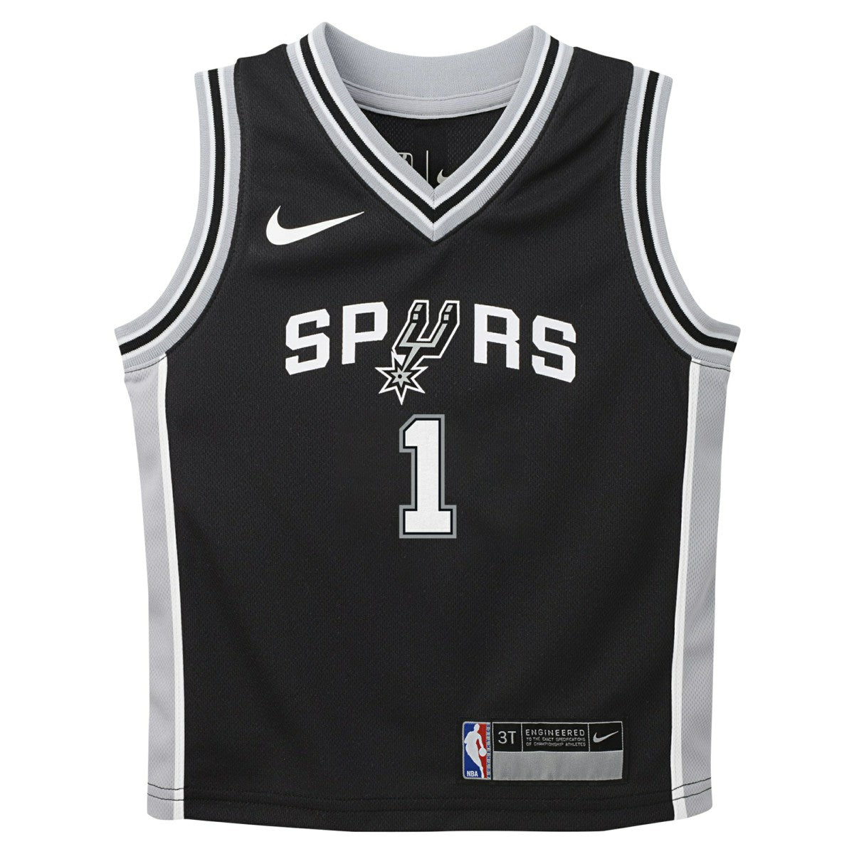 Victor Wembanyama San Antonio Spurs Preschool Swingman Player Jersey Icon Edition Black | Nike Lifestyle