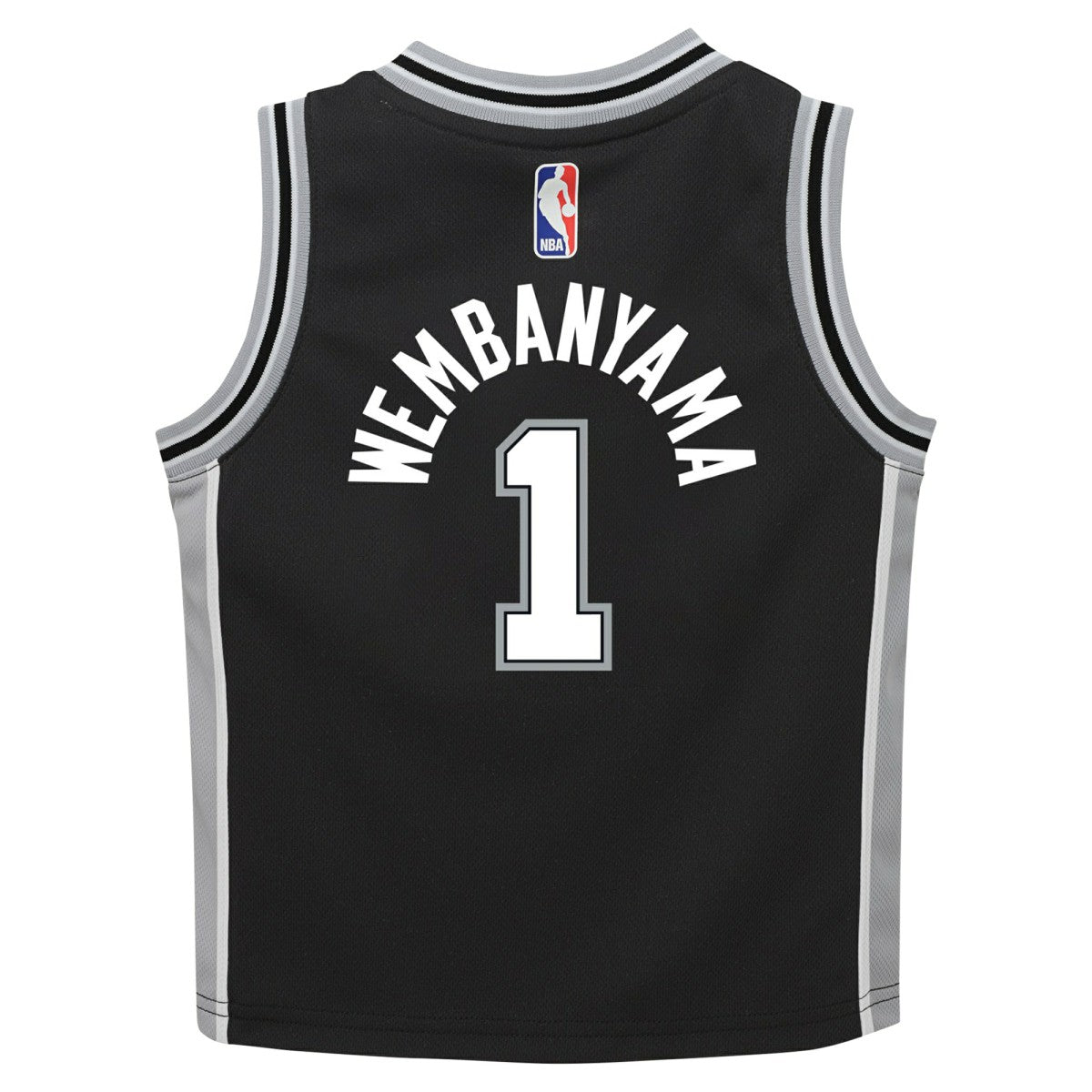 Victor Wembanyama San Antonio Spurs Preschool Swingman Player Jersey Icon Edition Black | Nike Lifestyle