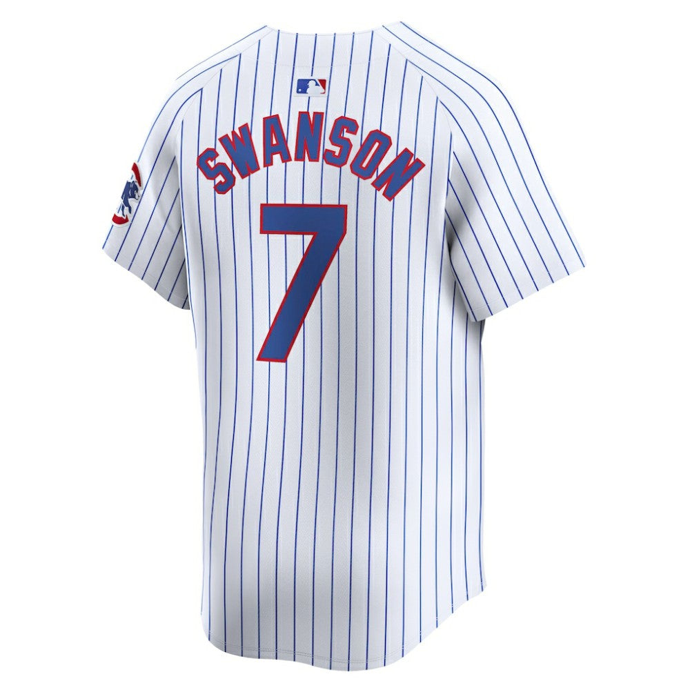 Dansby Swanson Chicago Cubs Nike Home Limited Player Jersey - White - Nike Lifestyle