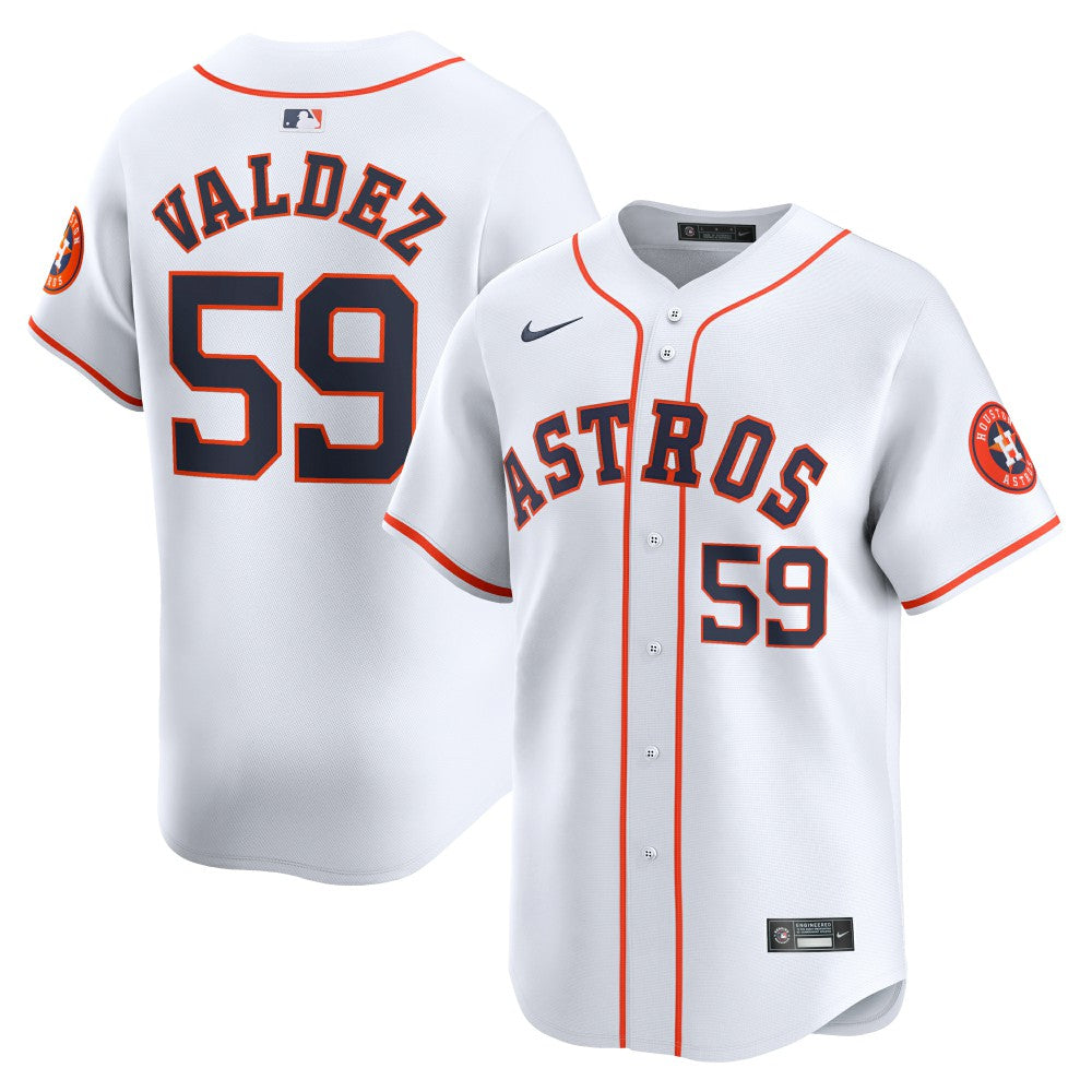Framber Valdez Houston Astros Nike Home Limited Player Jersey - White - Nike Discount