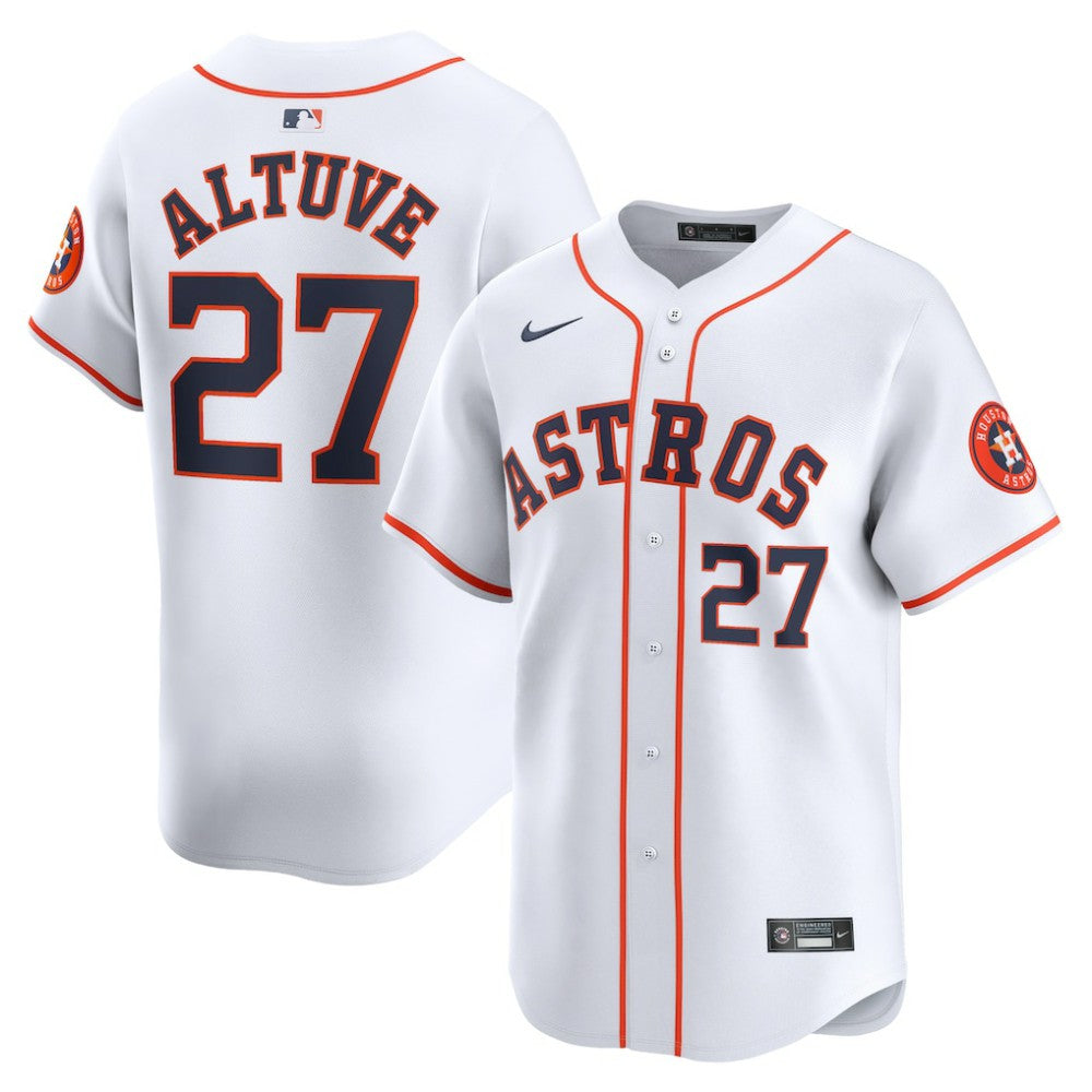 Jose Altuve Houston Astros Nike Home Limited Player Jersey - White - Nike Online