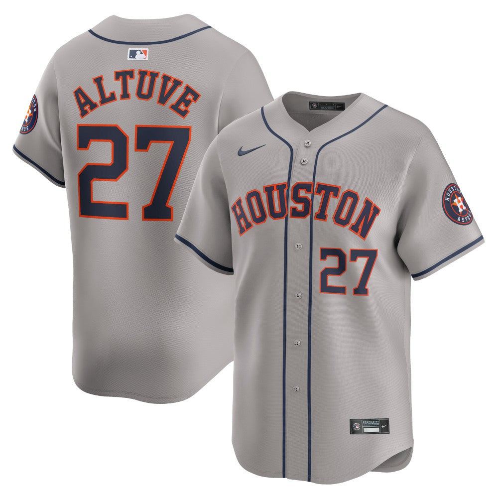 Jose Altuve Houston Astros Nike Away Limited Player Jersey - Gray - Nike on Sale