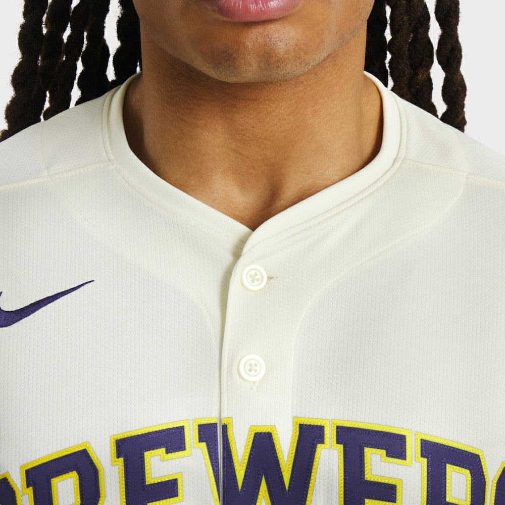 Christian Yelich Milwaukee Brewers Nike Home Limited Player Jersey - Cream - Nike Sale