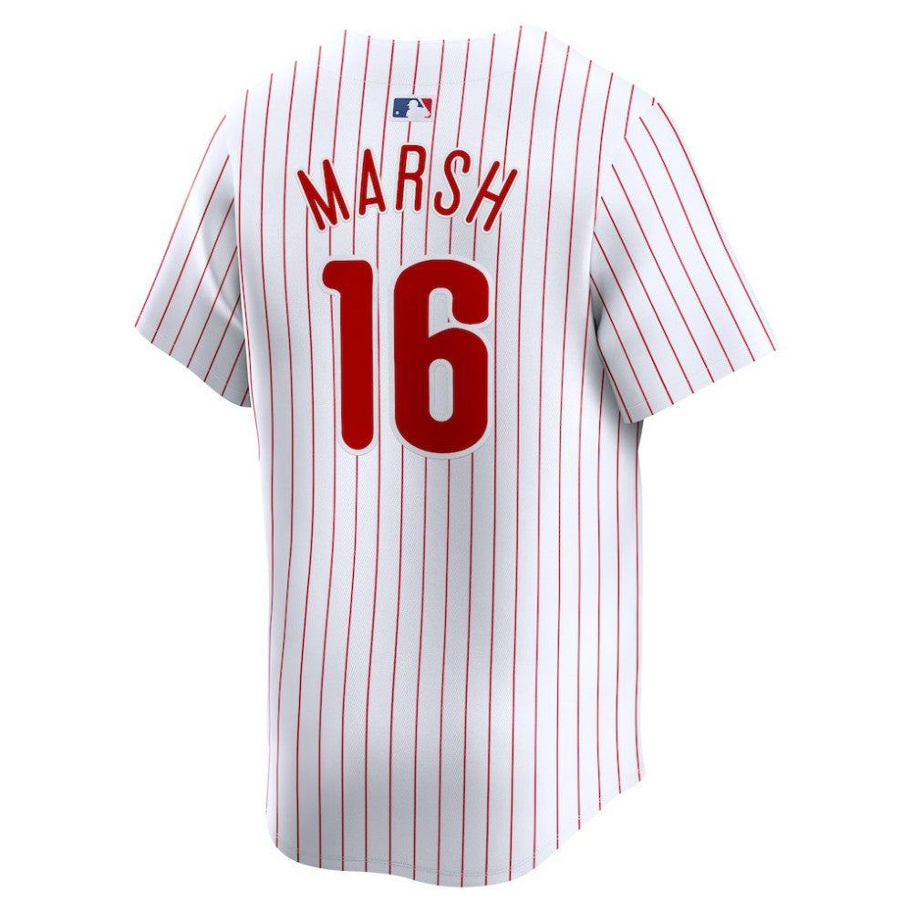 Brandon Marsh Philadelphia Phillies Nike Home Limited Player Jersey - White - Nike on Sale