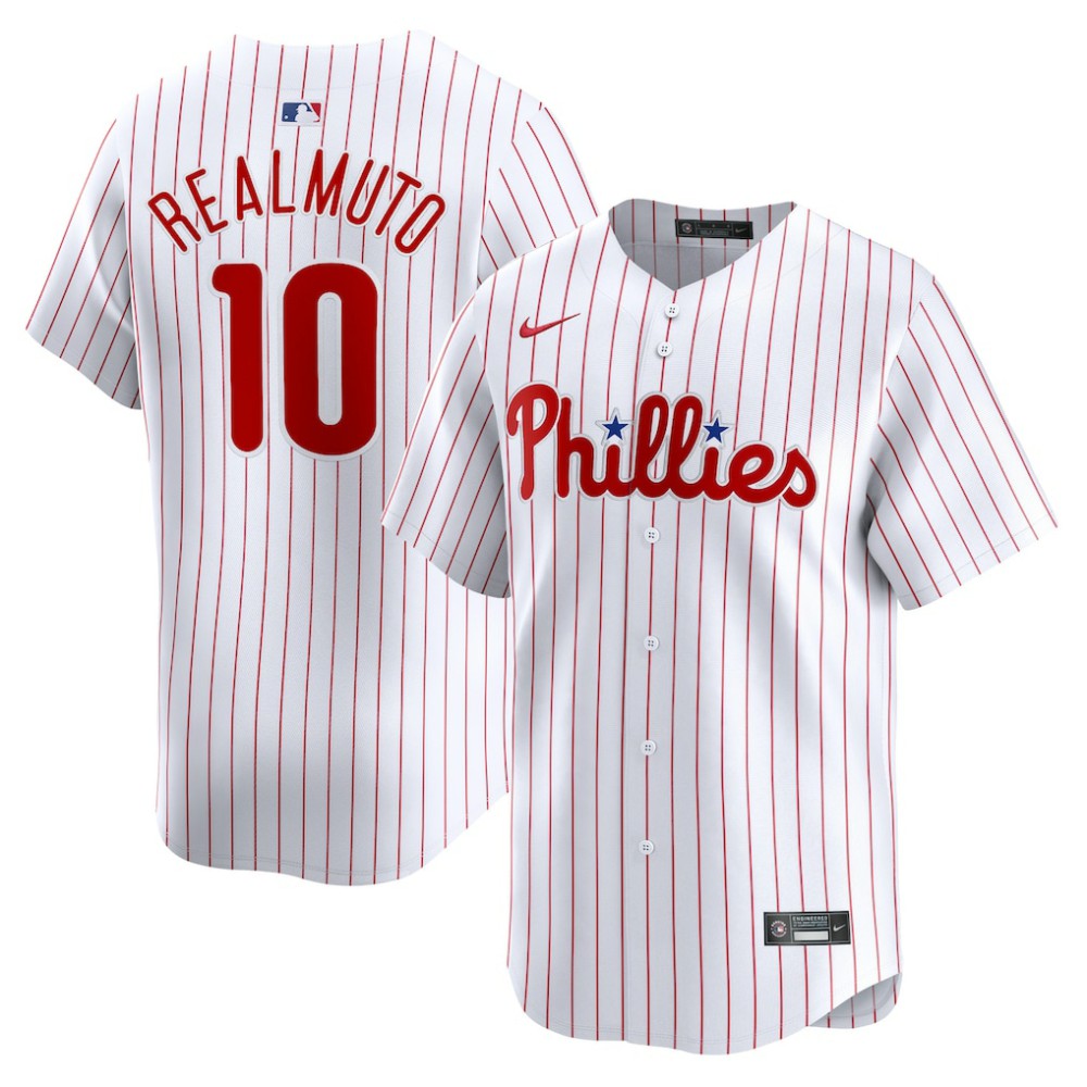 J.T. Realmuto Philadelphia Phillies Nike Home Limited Player Jersey - White - Nike Lifestyle