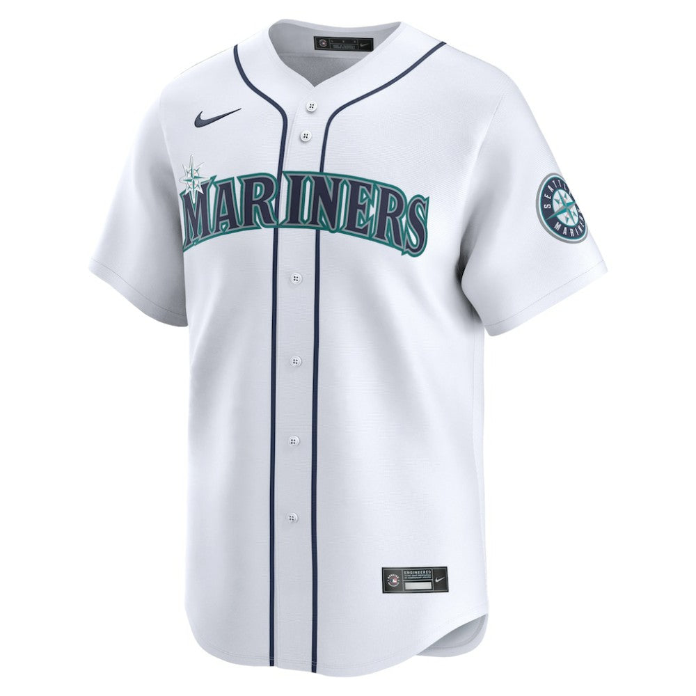 Logan Gilbert Seattle Mariners Nike Home Limited Player Jersey - White - Nike on Sale