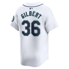 Logan Gilbert Seattle Mariners Nike Home Limited Player Jersey - White - Nike on Sale