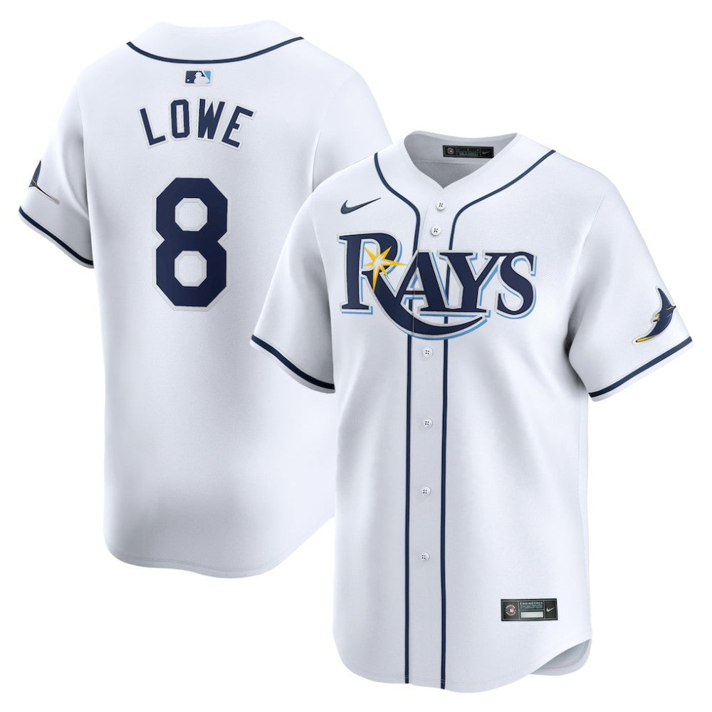Brandon Lowe Tampa Bay Rays Nike Home Limited Player Jersey - White - Nike Lifestyle