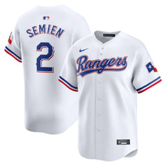 Marcus Semien Texas Rangers Nike Home Limited Player Jersey - White - Nike Online