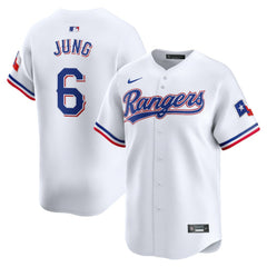 Josh Jung Texas Rangers Nike Home Limited Player Jersey - White - Nike Sale
