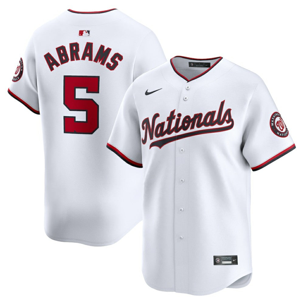 CJ Abrams Washington Nationals Nike Home Limited Player Jersey - White - Nike Discount