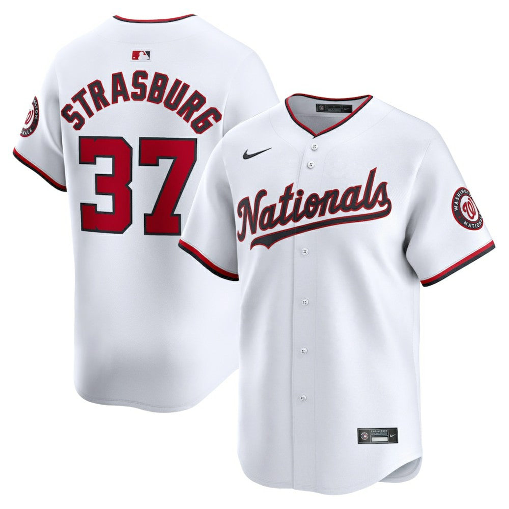 Stephen Strasburg Washington Nationals Nike Home Limited Player Jersey - White - Nike Online