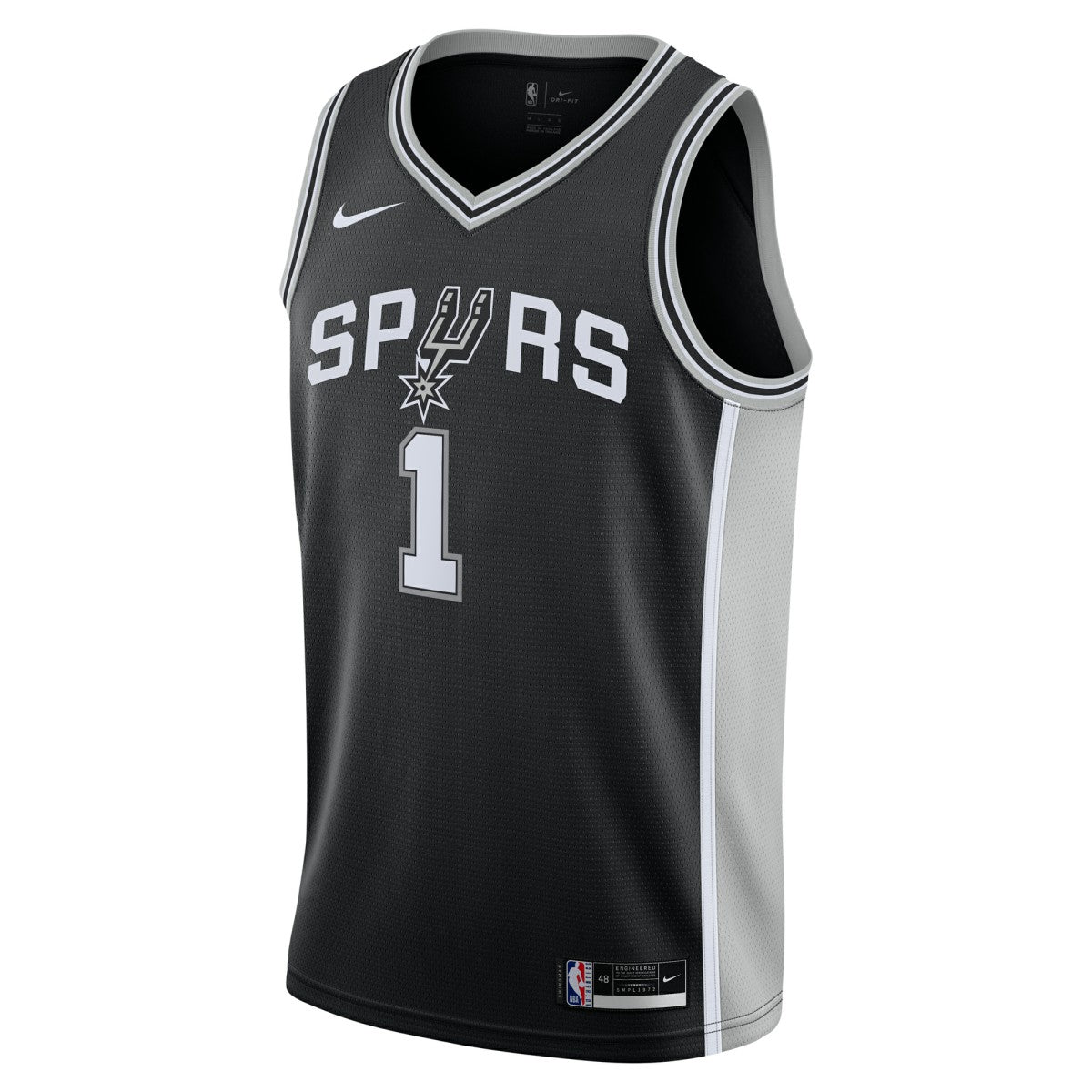 Victor Wembanyama San Antonio Spurs Youth Swingman Jersey Icon Edition Black | Nike US