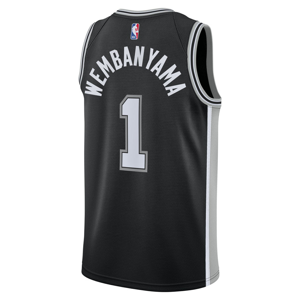 Victor Wembanyama San Antonio Spurs Youth Swingman Jersey Icon Edition Black | Nike US