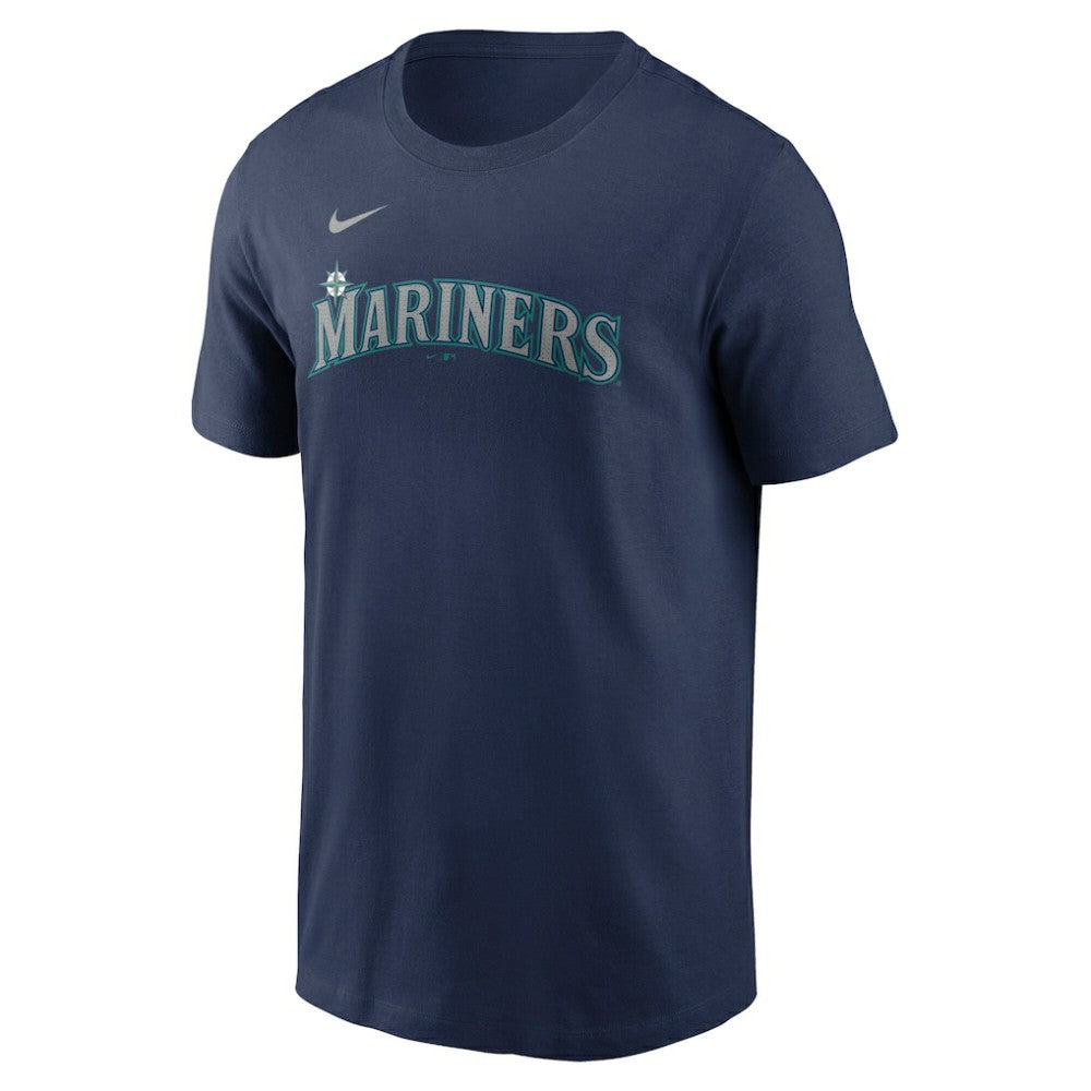 Cal Raleigh Seattle Mariners Nike Fuse Name & Number T-Shirt - Navy - Nike Lifestyle