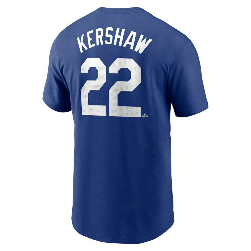 Clayton Kershaw Los Angeles Dodgers Nike Fuse Name & Number T-Shirt - Royal - Nike Discount