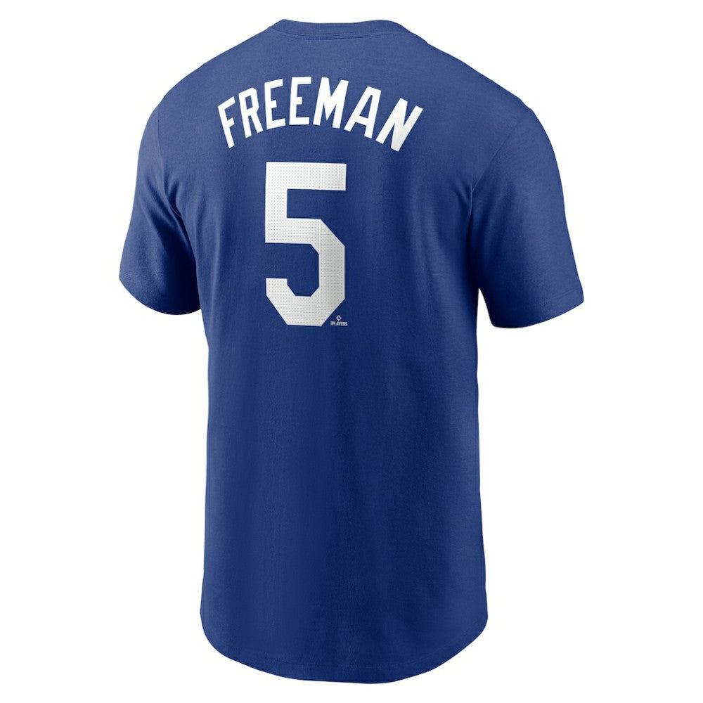 Freddie Freeman Los Angeles Dodgers Nike Fuse Name & Number T-Shirt - Royal - Nike Lifestyle