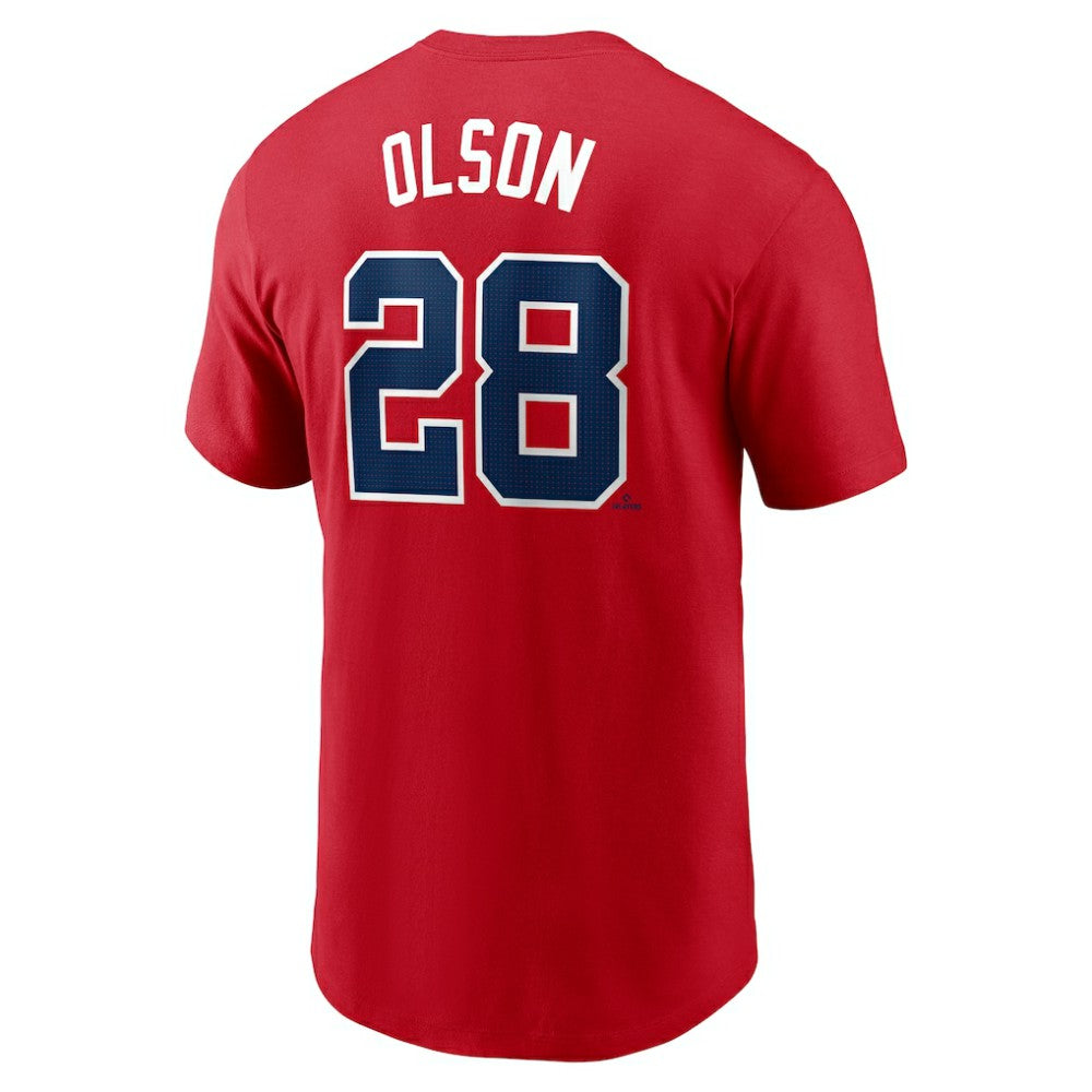 Matt Olson Atlanta Braves Nike Fuse Name & Number T-Shirt - Red - Nike Online