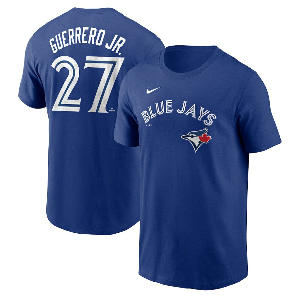 Vladimir Guerrero Jr. Toronto Blue Jays Nike Fuse Name & Number T-Shirt - Royal - Nike Online